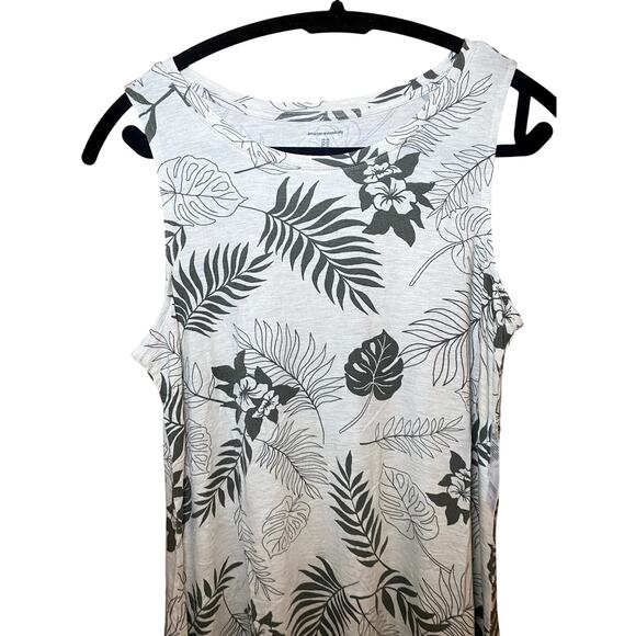 Amazon Essentials - Beige & Green Leaf Pattern Dress - XS - Picture 3 of 12